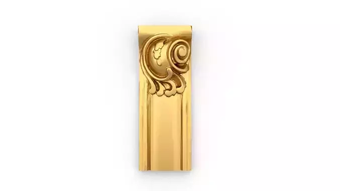Classic decor ornament carved 32  3D model