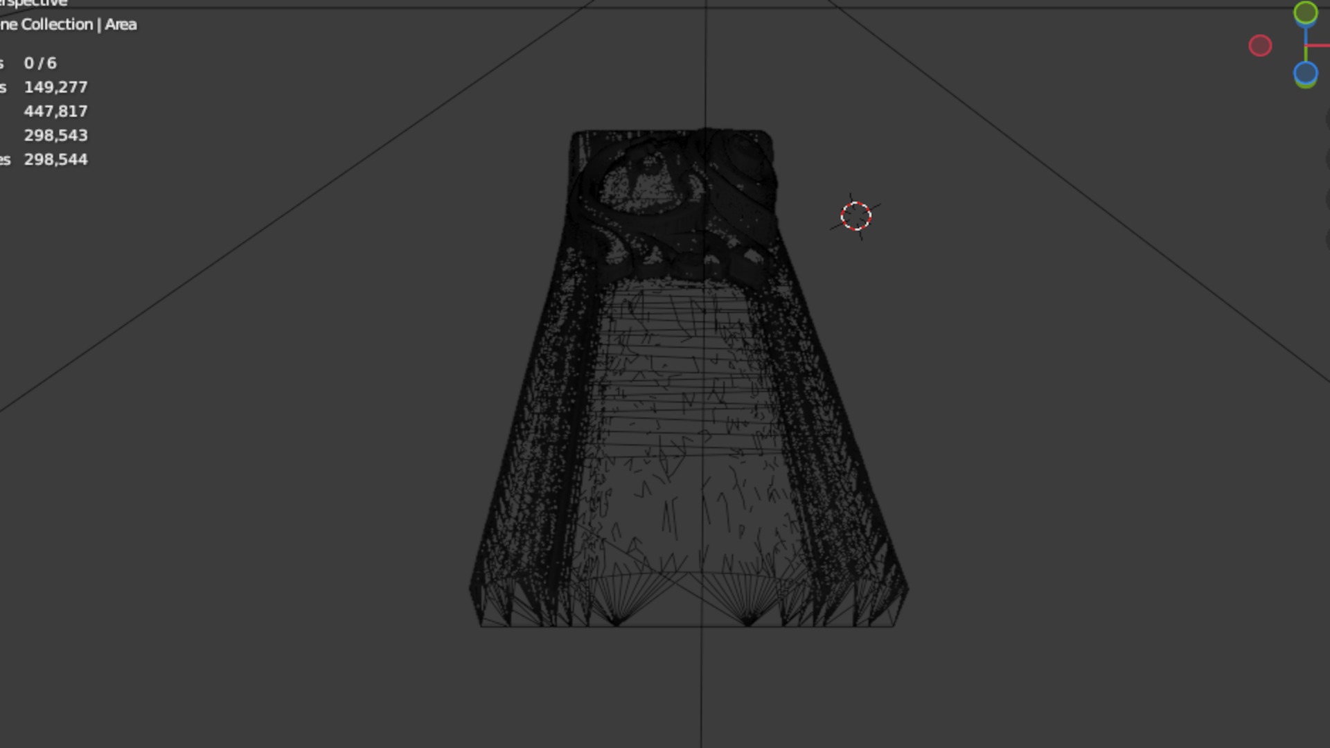 Classic decor ornament carved 32 3D model_7