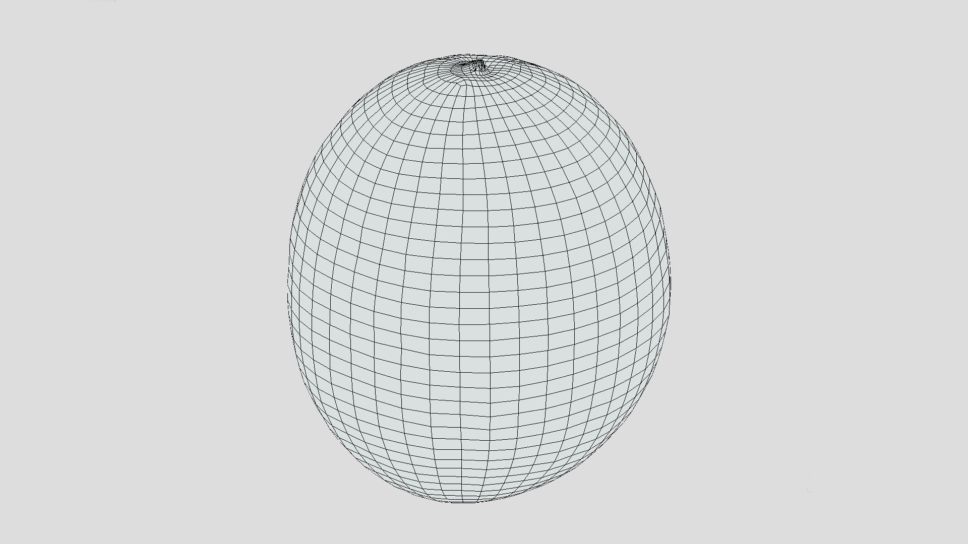 Canary Melon Low Poly 3D model_10