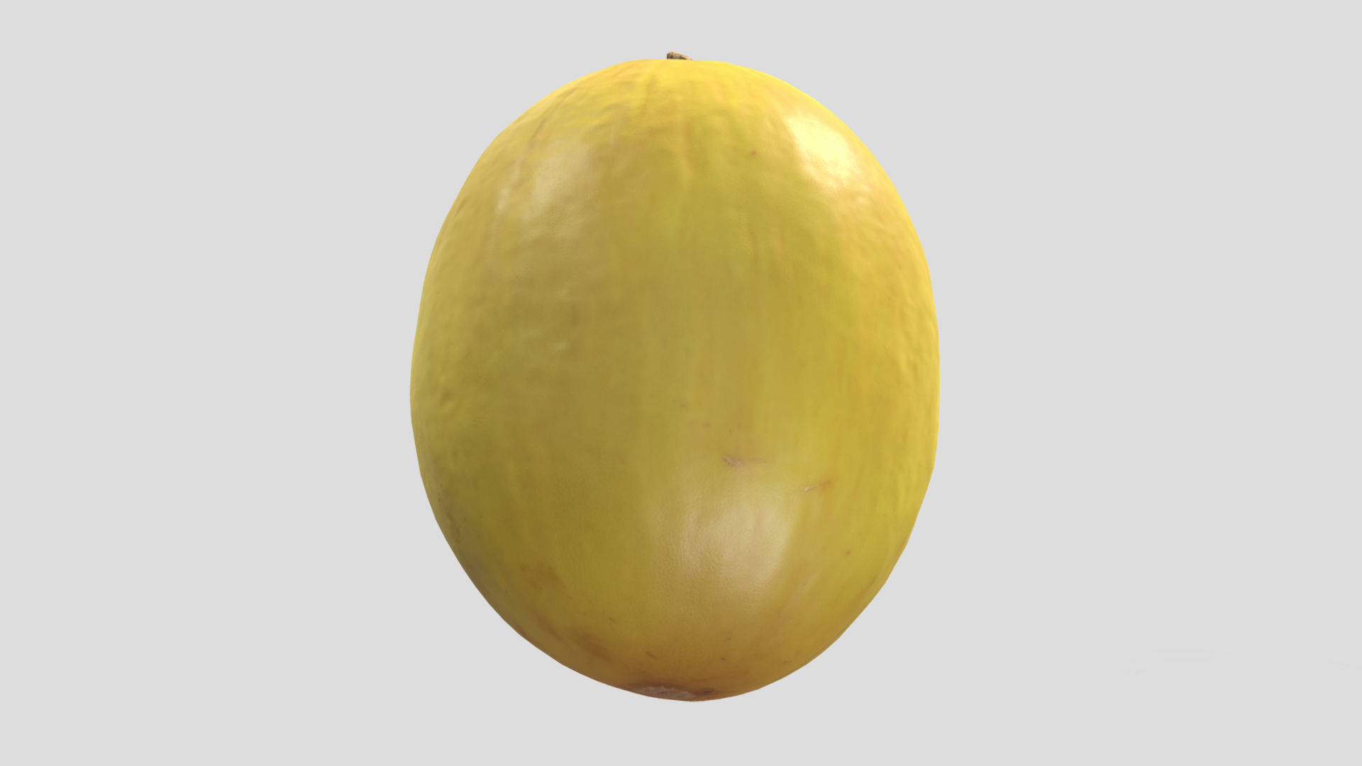 Canary Melon Low Poly 3D model_7