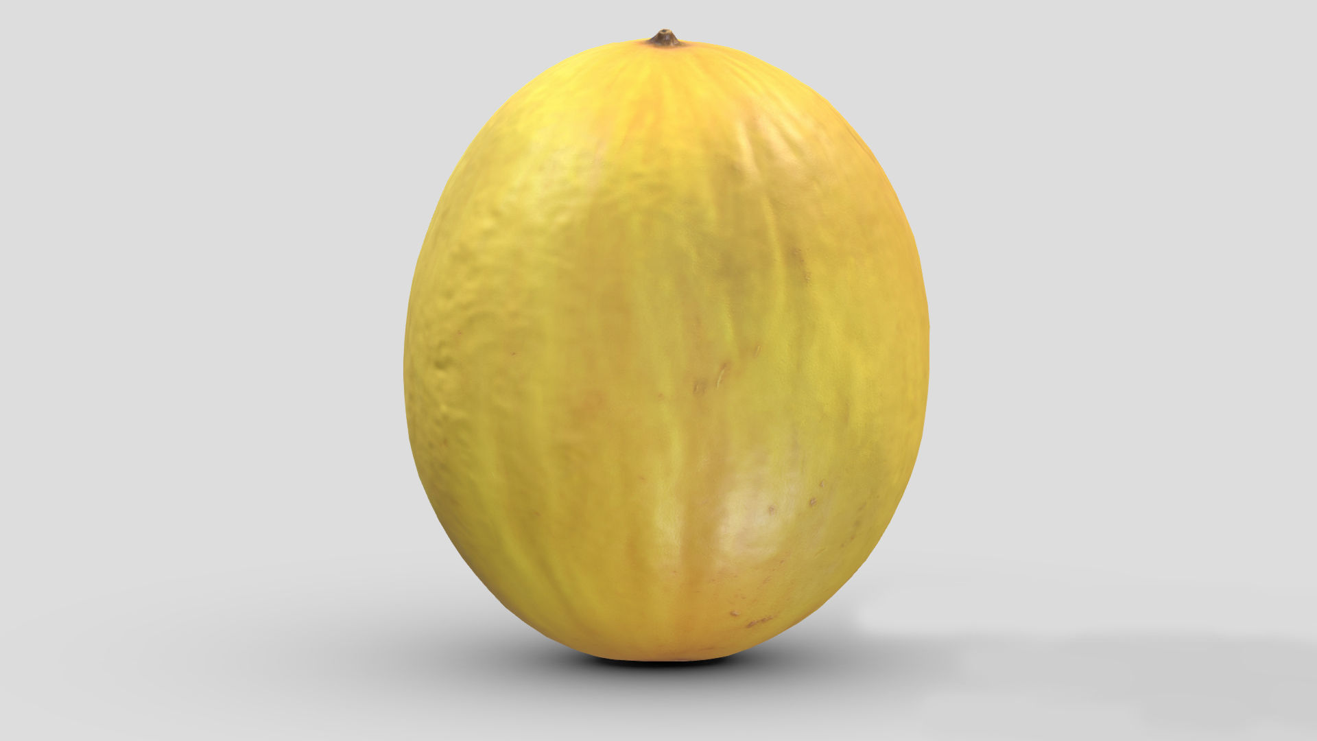 Canary Melon Low Poly 3D model_8
