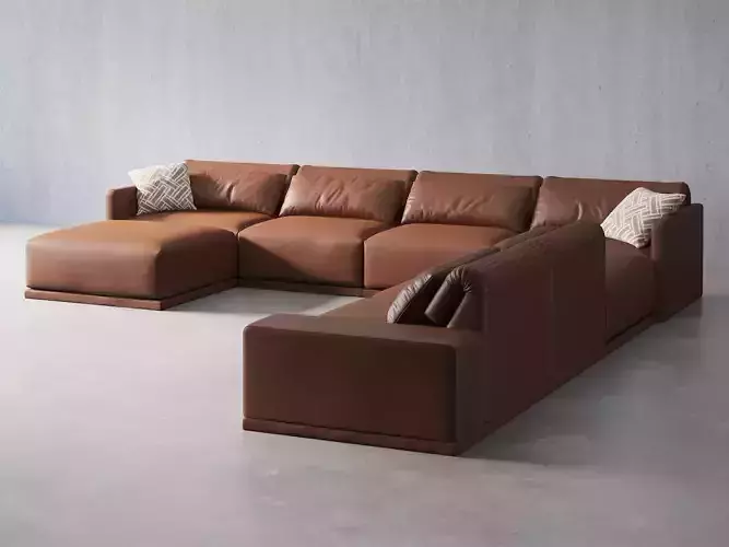 Grand Angle 13b Sofa Composition 3D model