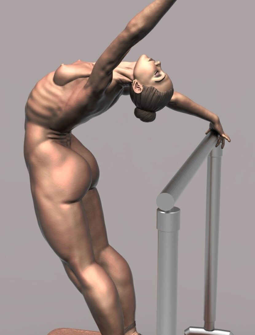Ballerina dancer 3D print model_2