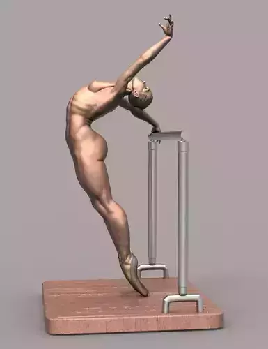 Ballerina dancer 3D print model
