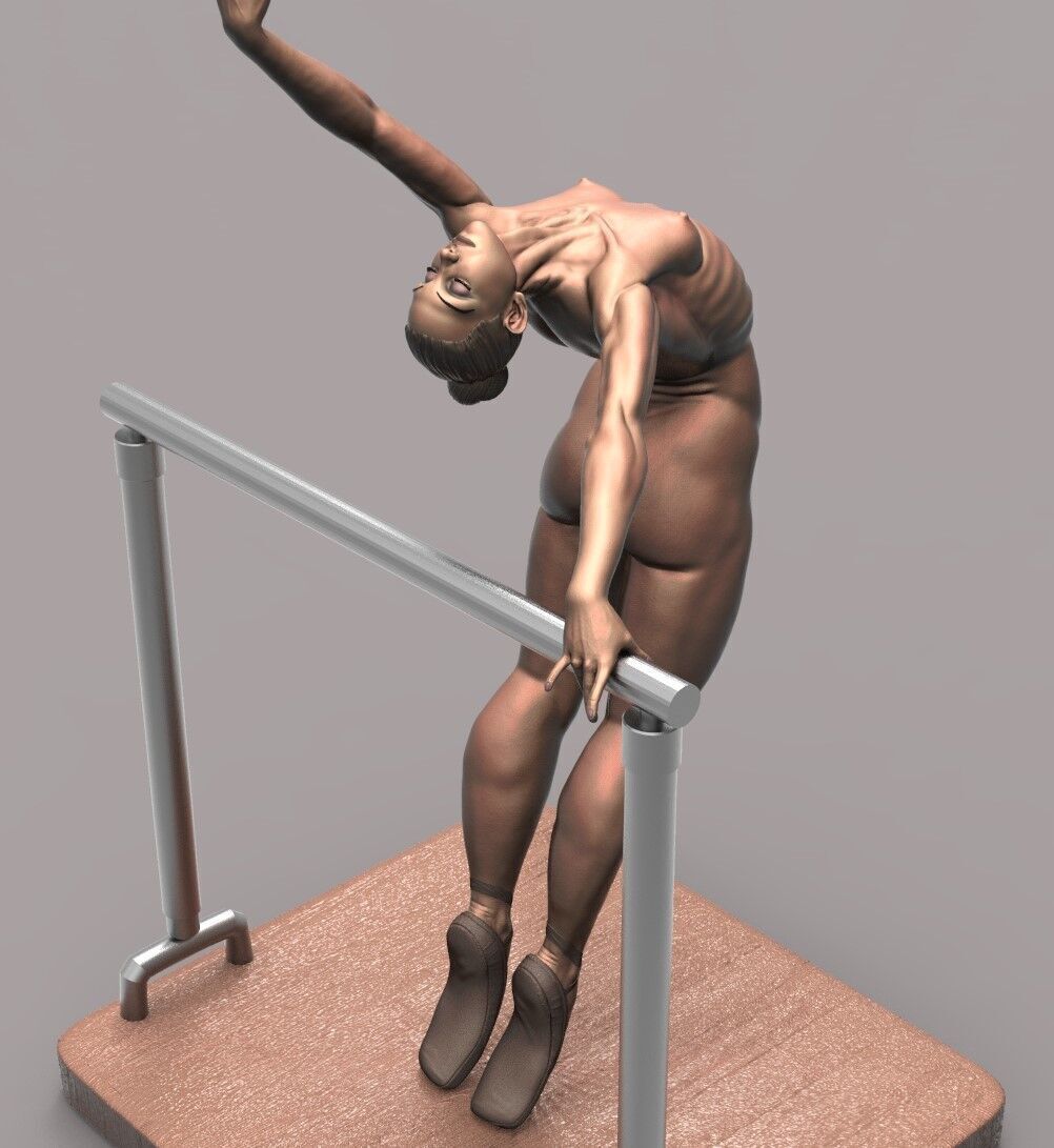 Ballerina dancer 3D print model_4
