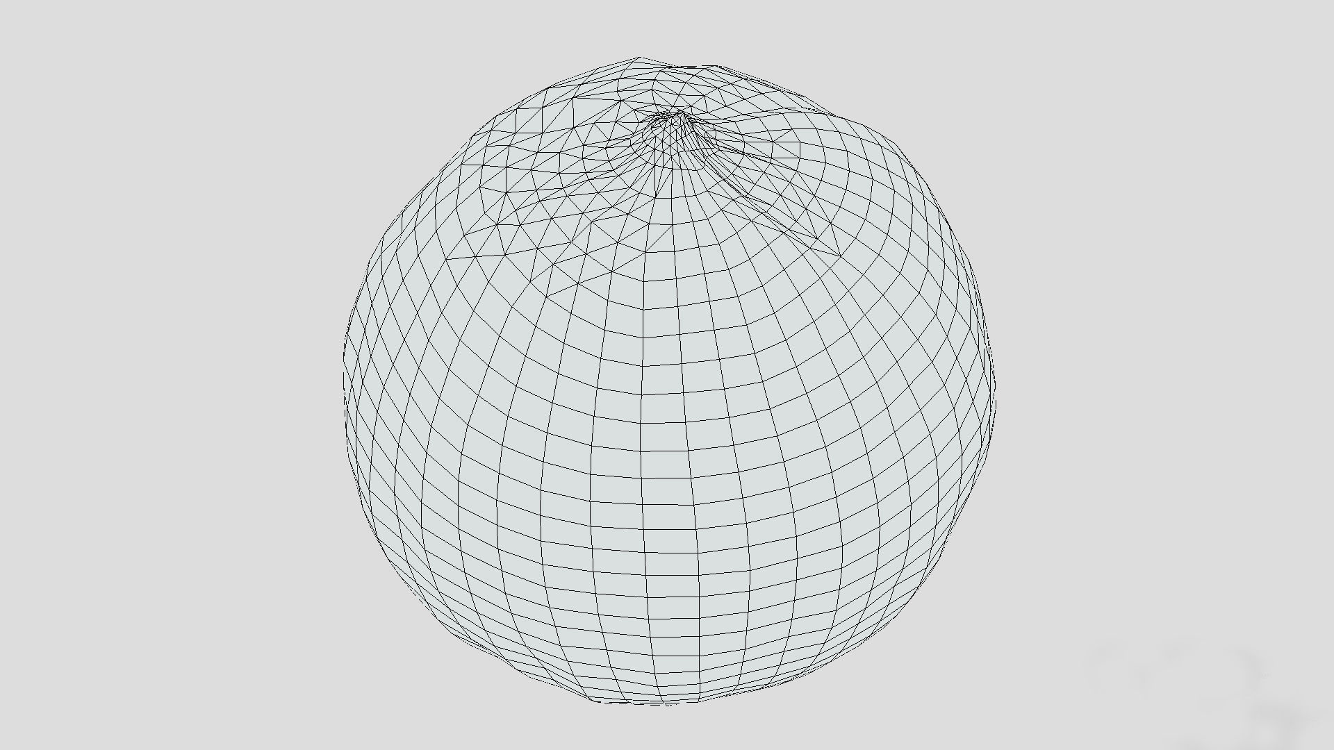 Casaba Melon Low Poly 3D model_10