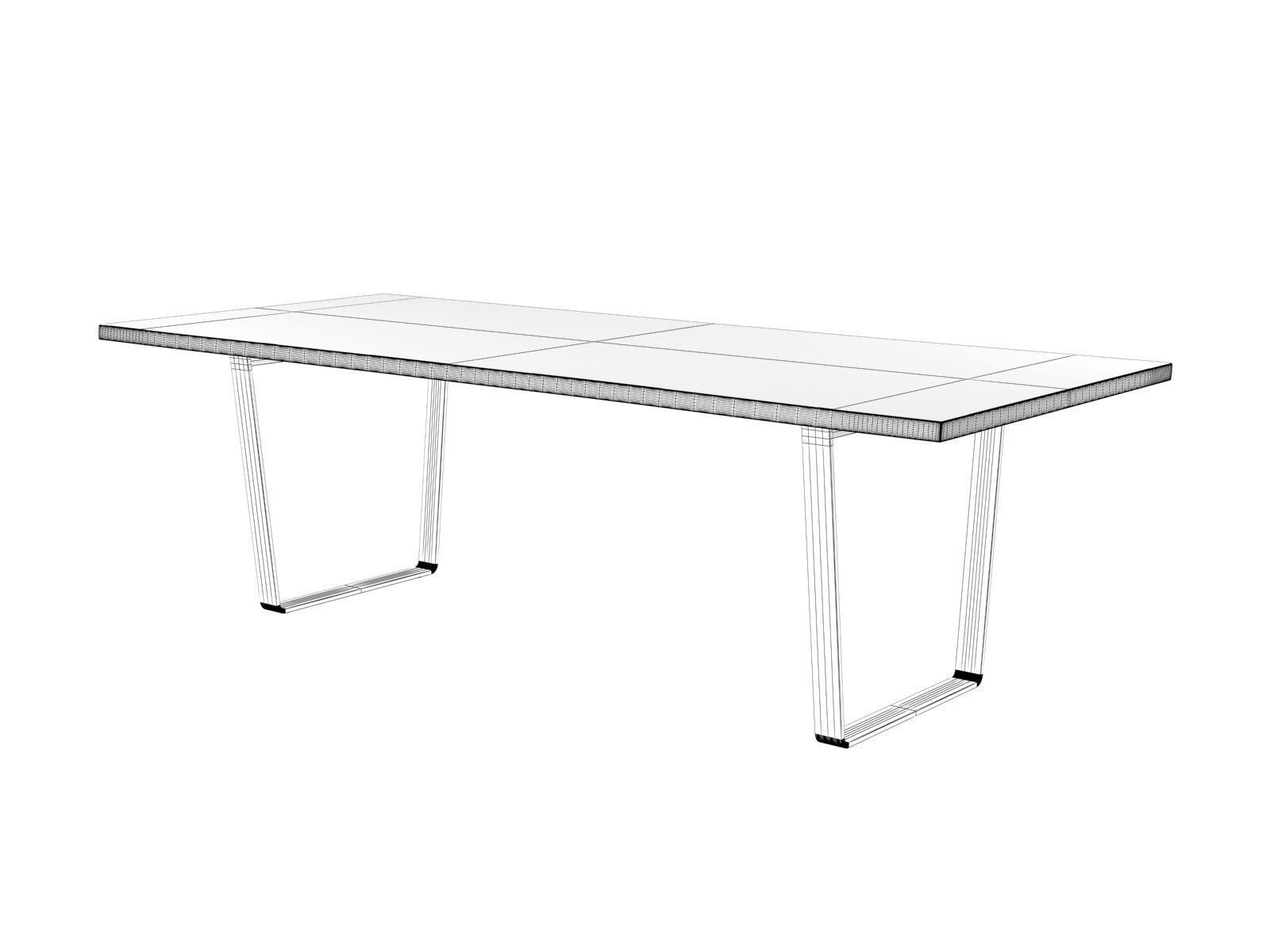 Sled Table 3D model_4