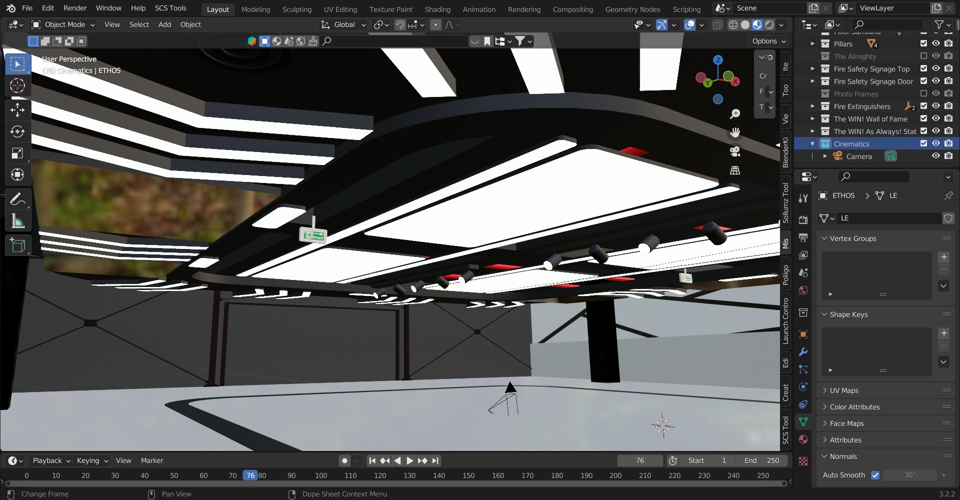 LUX ETHOS Bespoke Automotive ATELIER Showroom Car Photo Studio 3D model_11