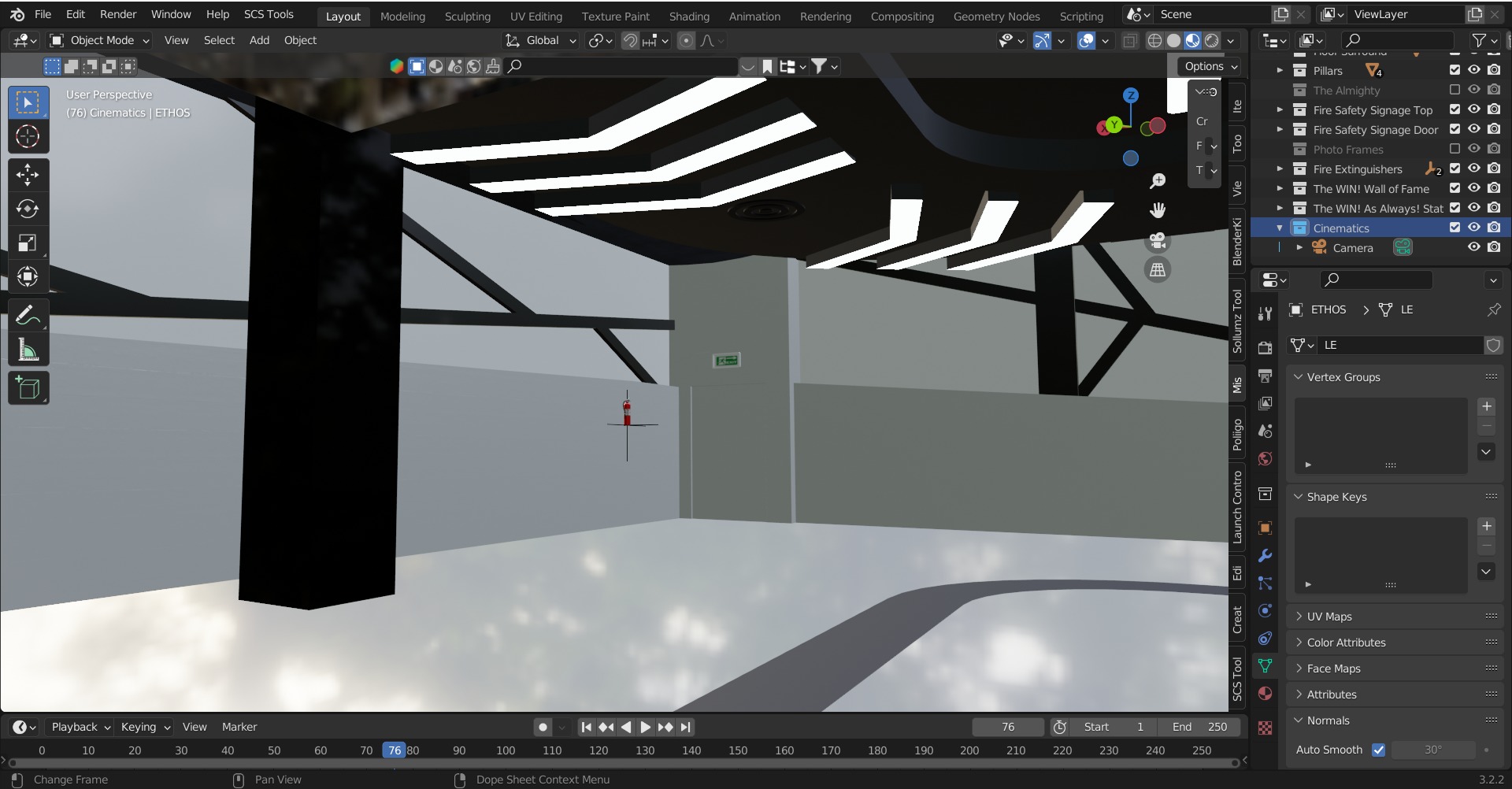 LUX ETHOS Bespoke Automotive ATELIER Showroom Car Photo Studio 3D model_10