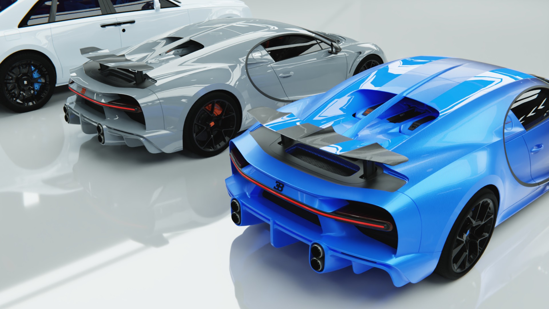 LUX ETHOS Bespoke Automotive ATELIER Showroom Car Photo Studio 3D model_4