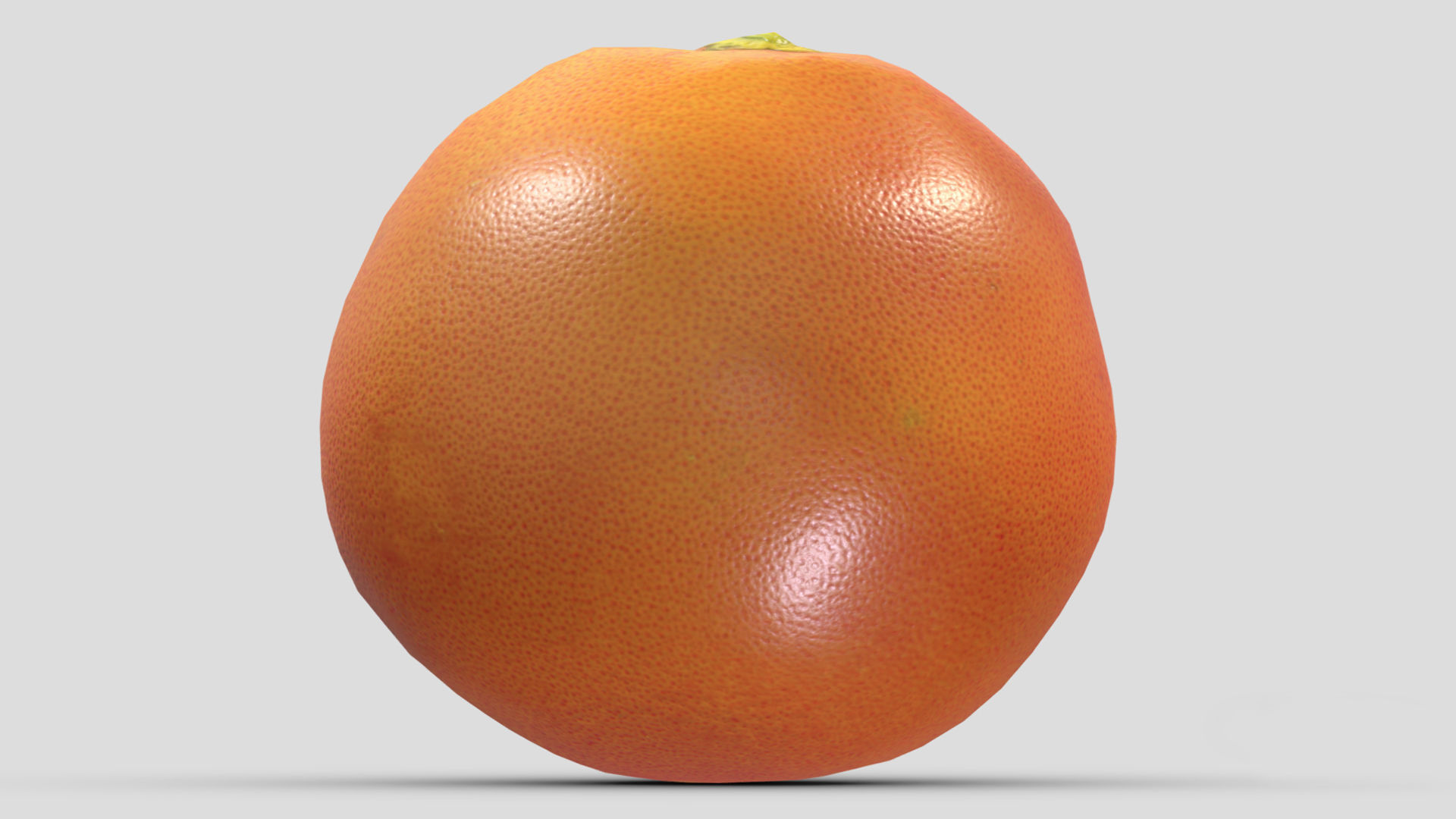 Clementine Low Poly 3D model_3