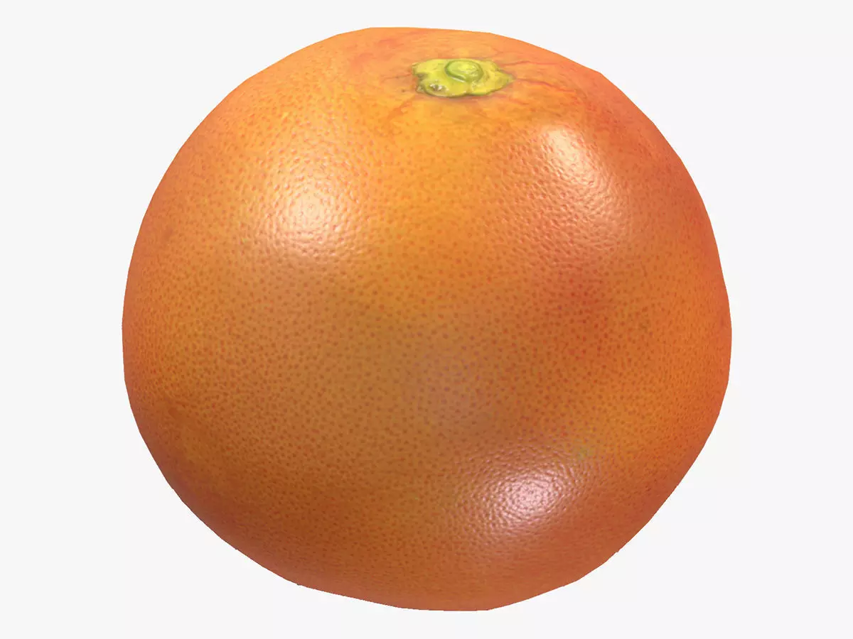 Clementine Low Poly 3D model_0