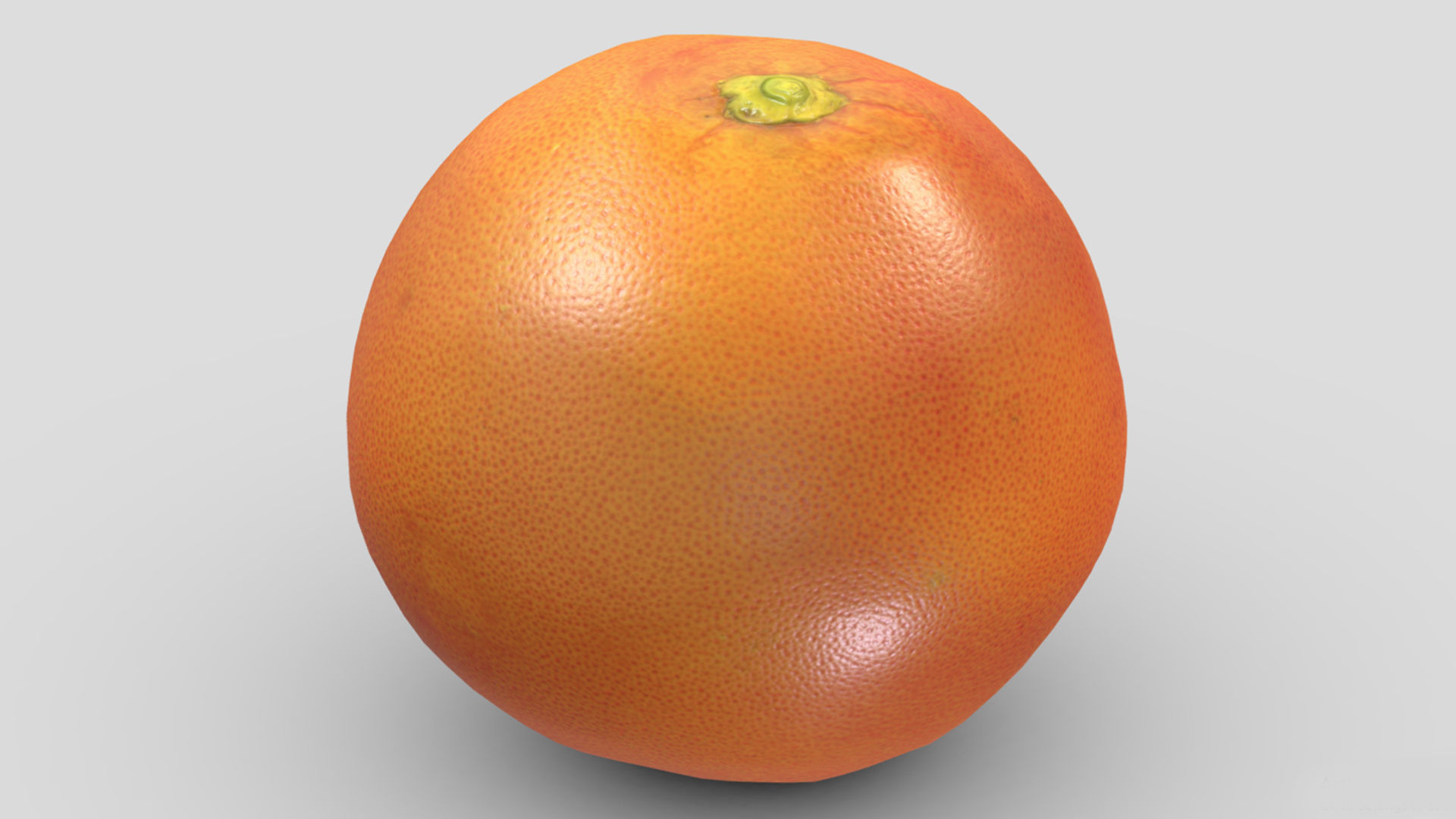 Clementine Low Poly 3D model_1