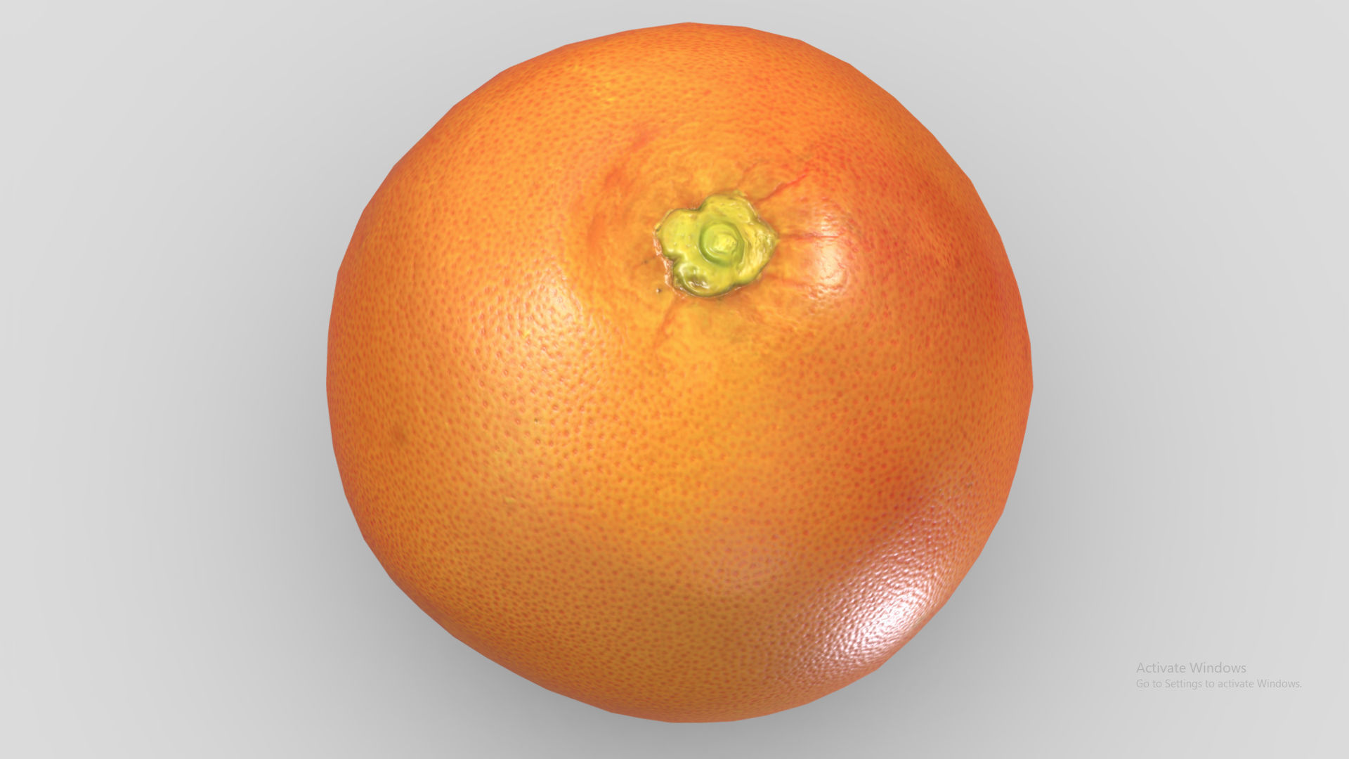 Clementine Low Poly 3D model_8