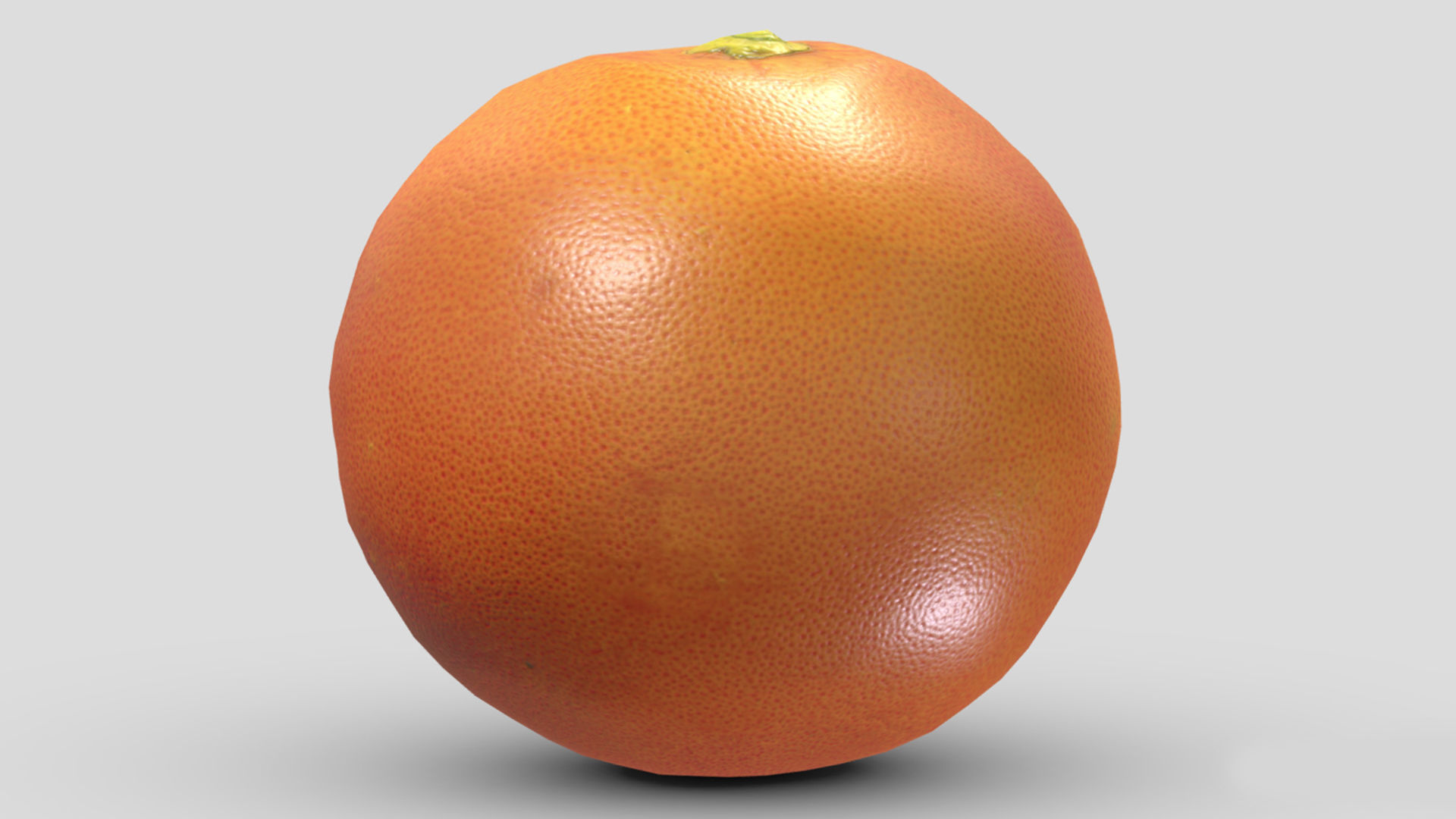 Clementine Low Poly 3D model_2