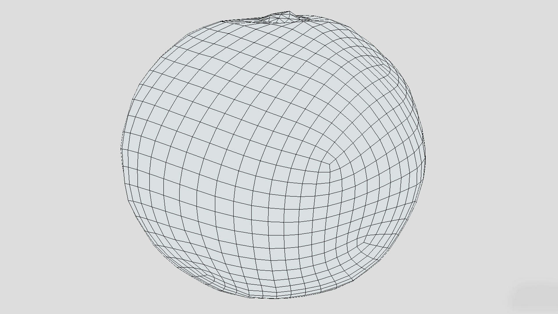 Clementine Low Poly 3D model_10