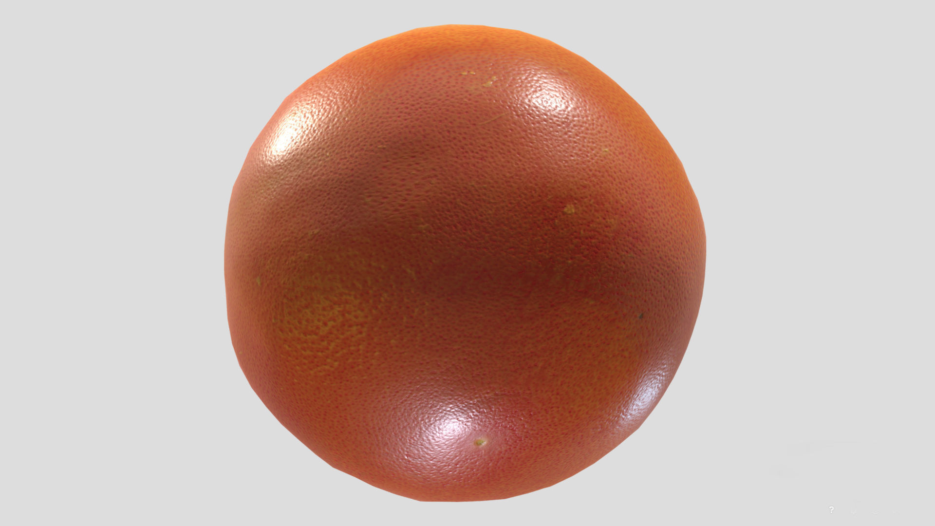 Clementine Low Poly 3D model_7