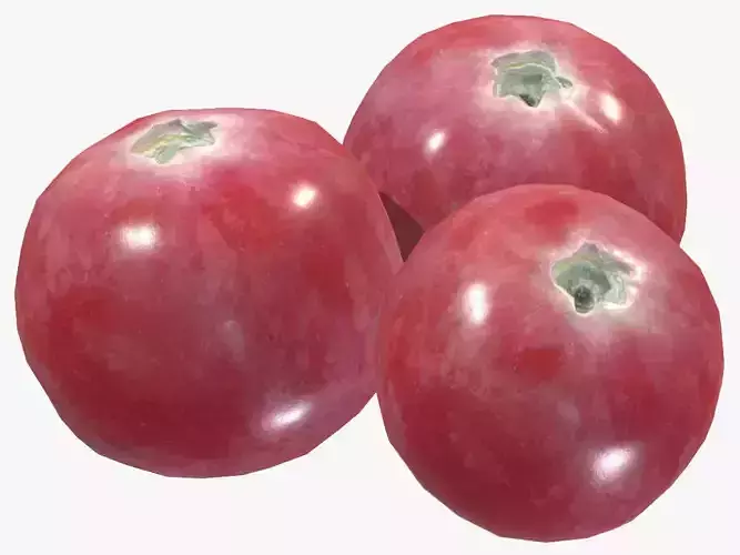 Cranberry Low Poly 3D model