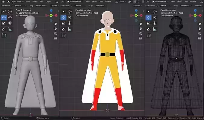 saitama modeling
