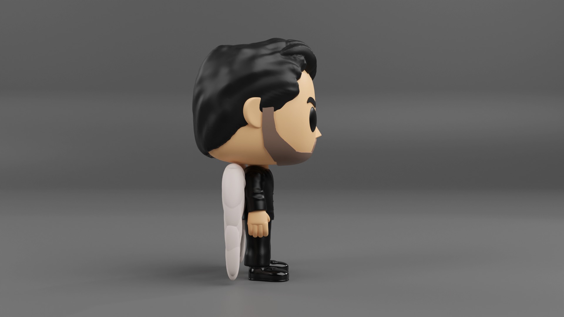 Lucifer Morningstar funko pop from the tv show lucifer 3D print model_6