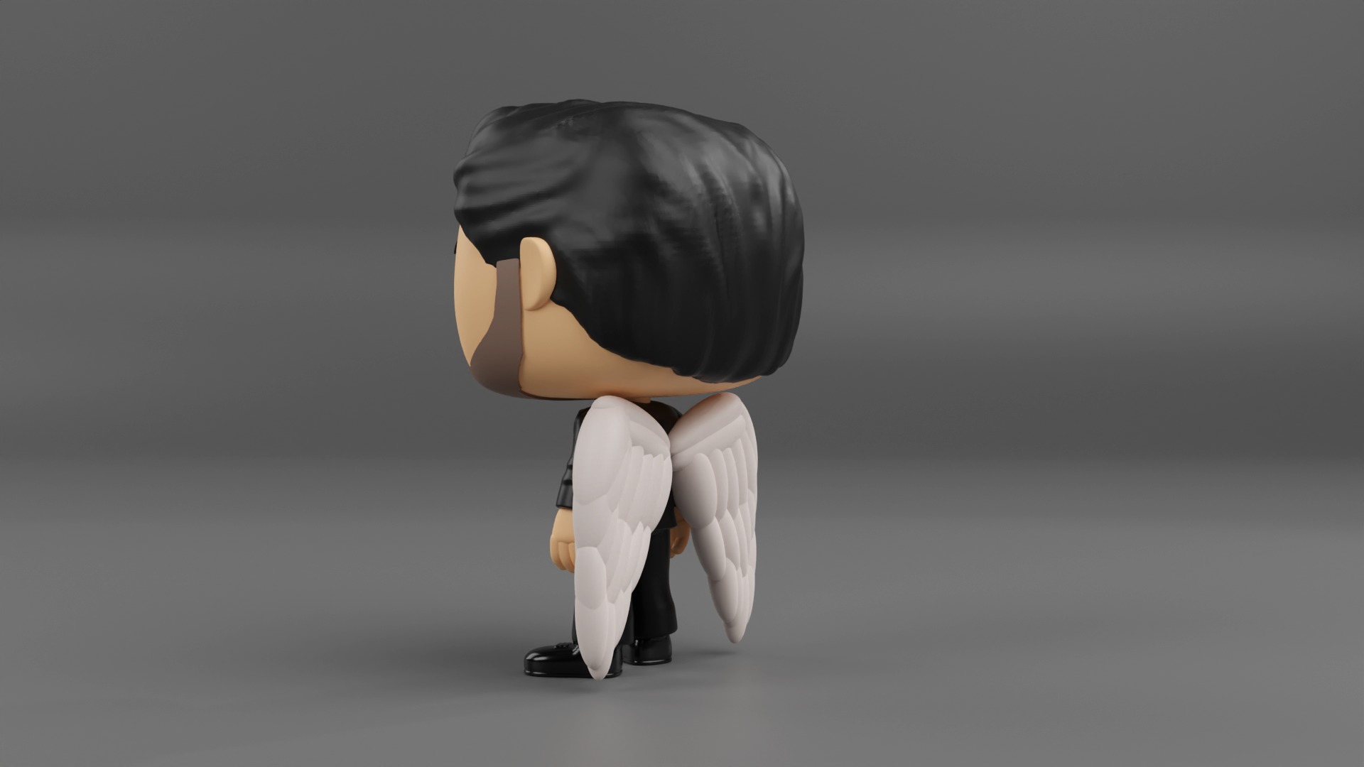 Lucifer Morningstar funko pop from the tv show lucifer 3D print model_11