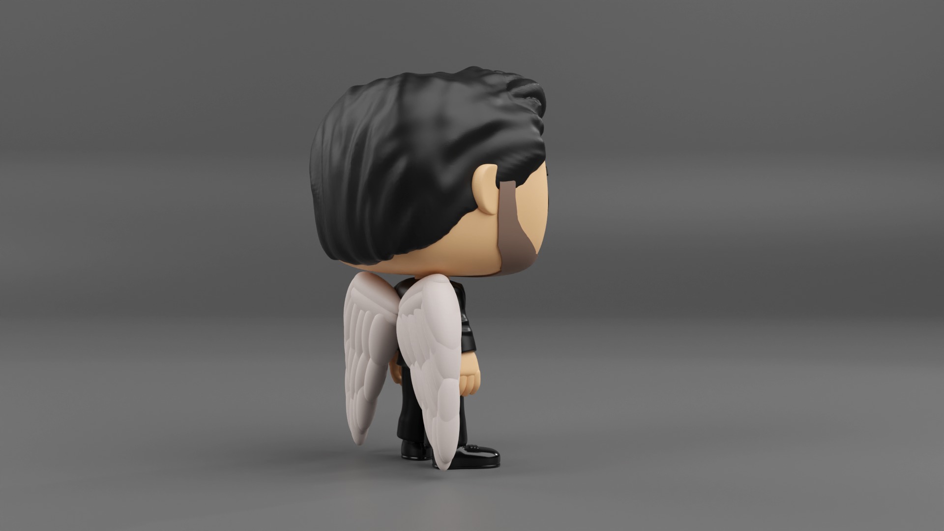 Lucifer Morningstar funko pop from the tv show lucifer 3D print model_7