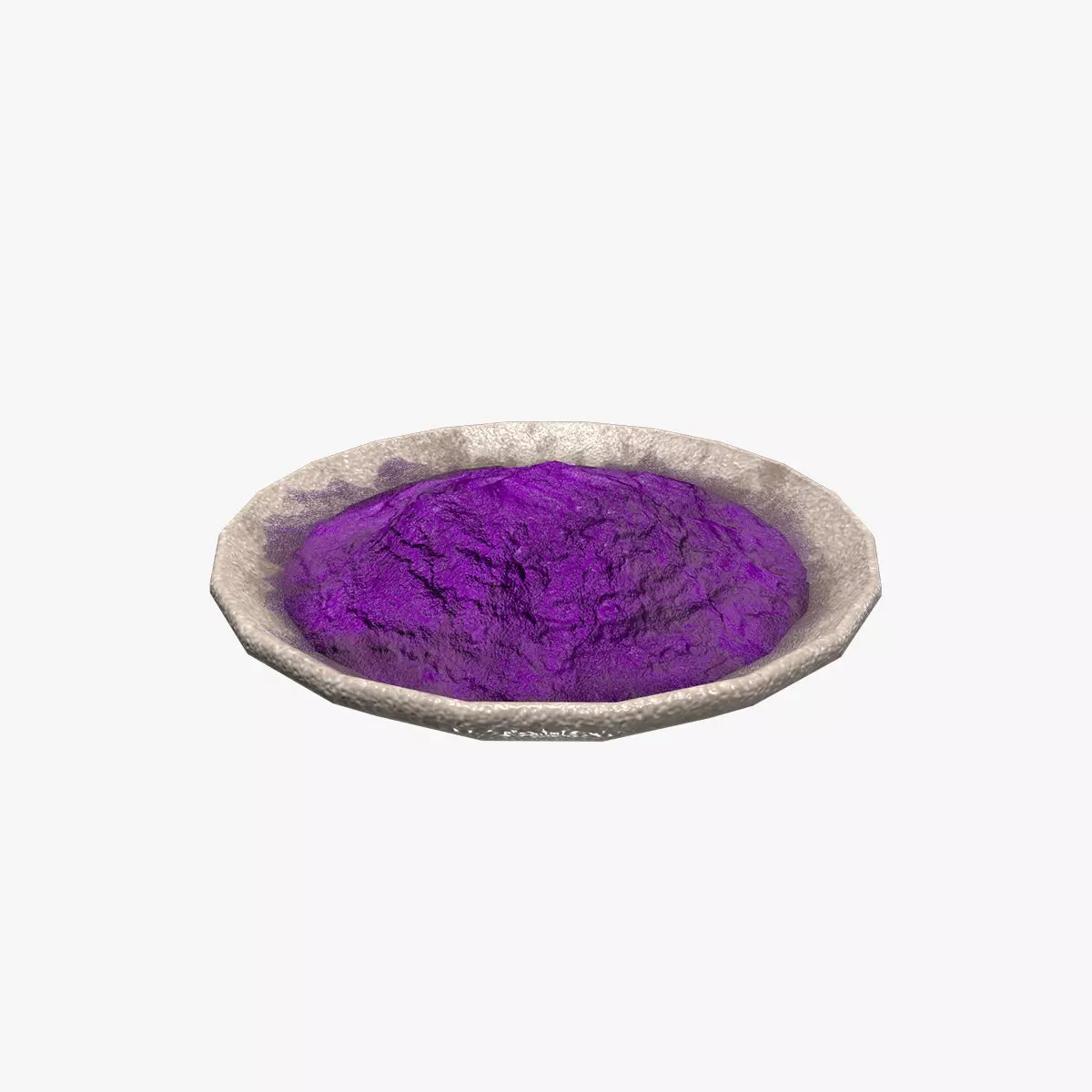 Medieval Herbal Pot Low-poly 3D model