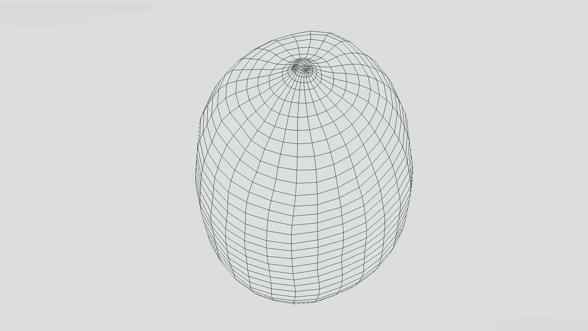 Crenshaw Melon Low Poly 3D model_9