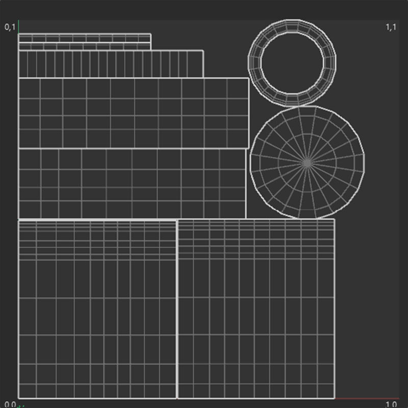 Medieval Jar V01 Low-poly 3D model_10