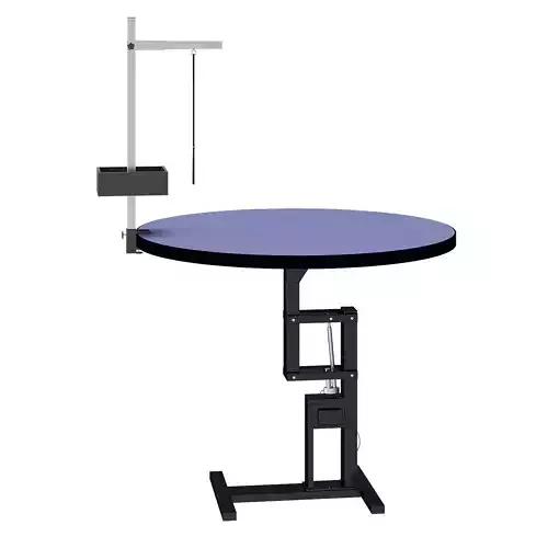Electric Round Grooming Table by Balkoner
