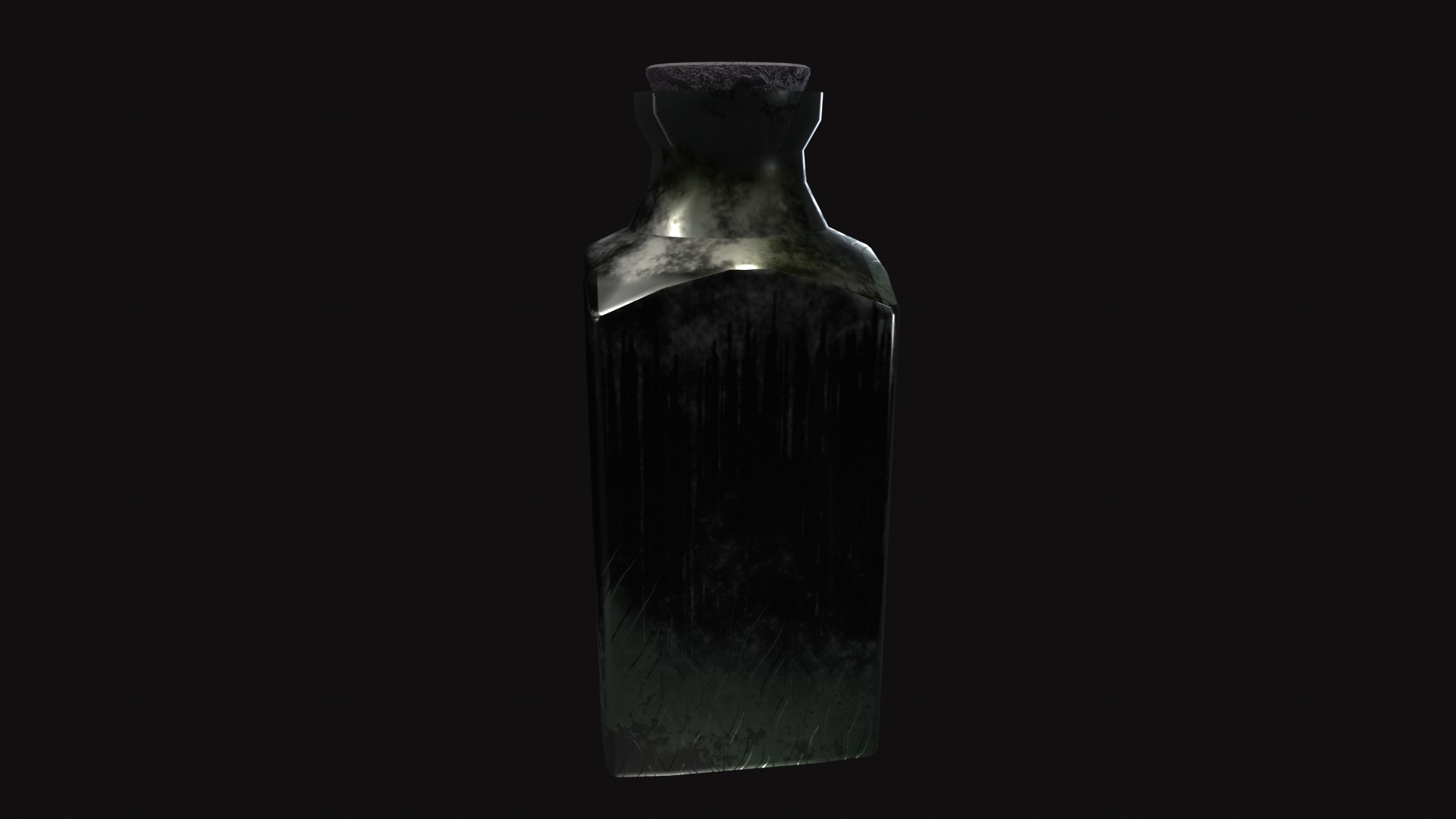 Medieval Jar V06 Low-poly 3D model_6