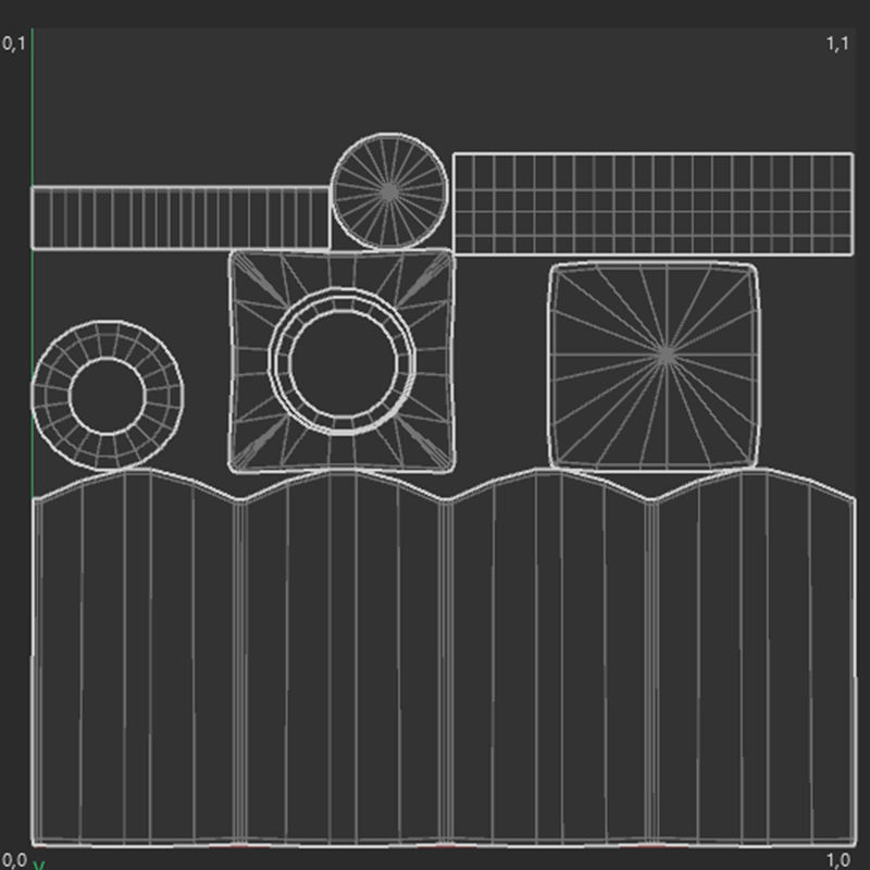 Medieval Jar V06 Low-poly 3D model_10