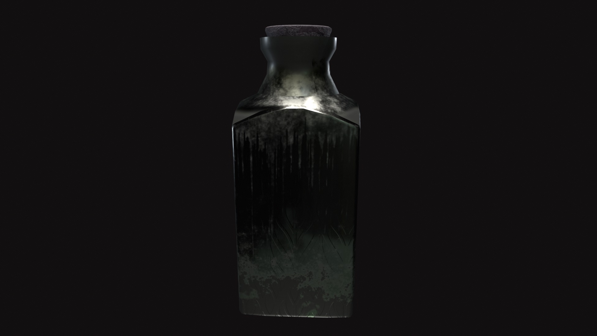 Medieval Jar V06 Low-poly 3D model_4