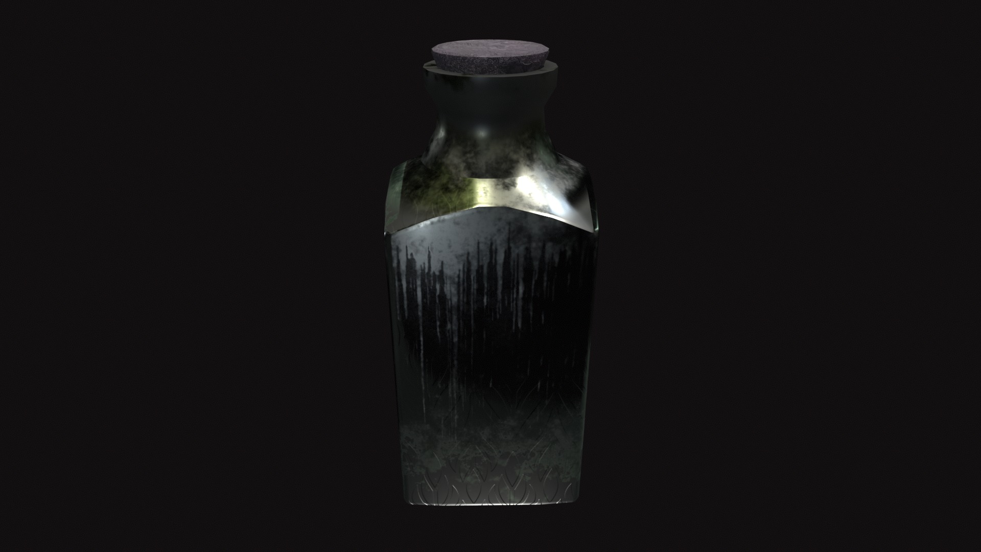 Medieval Jar V06 Low-poly 3D model_3