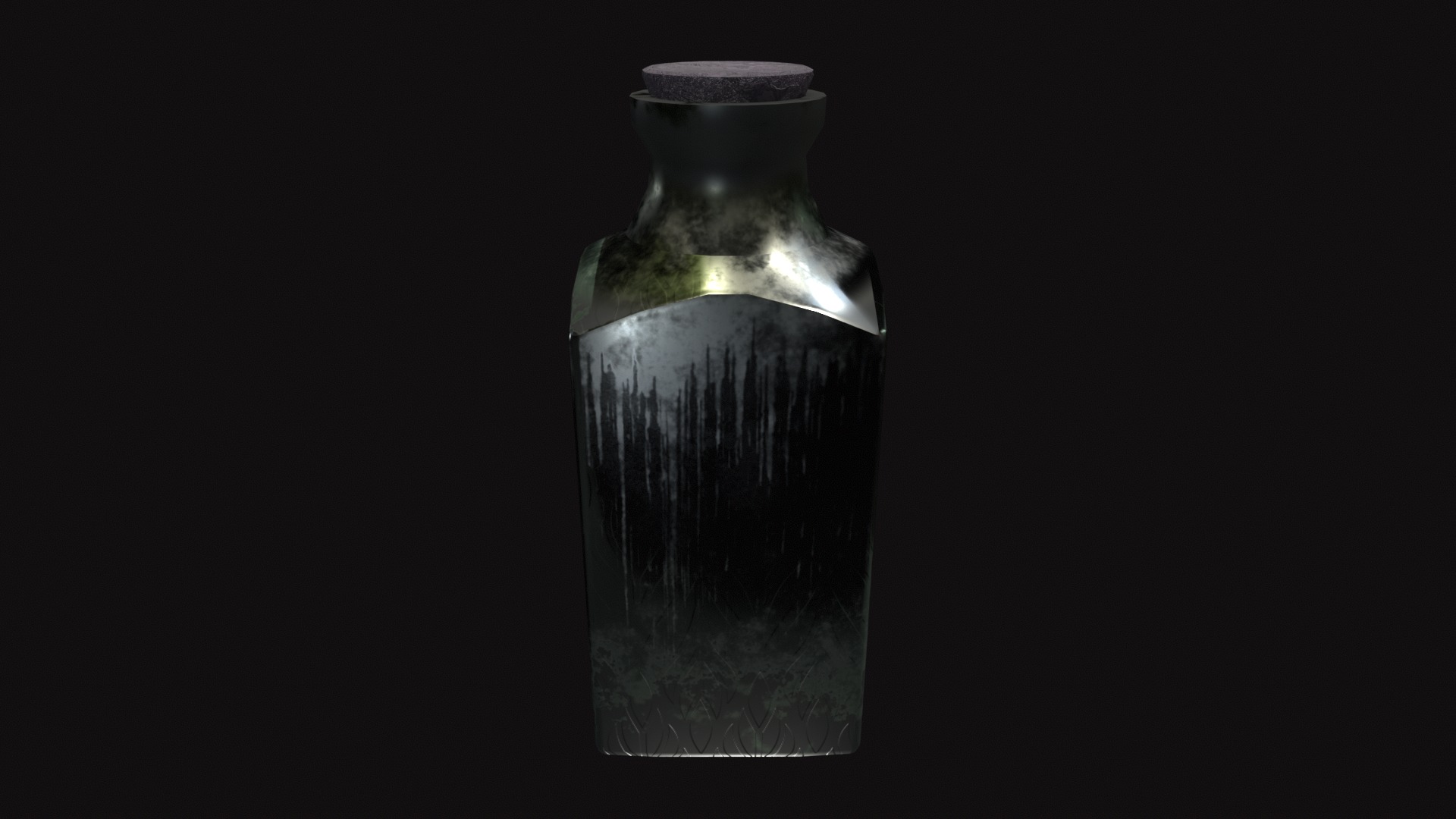 Medieval Jar V06 Low-poly 3D model_5