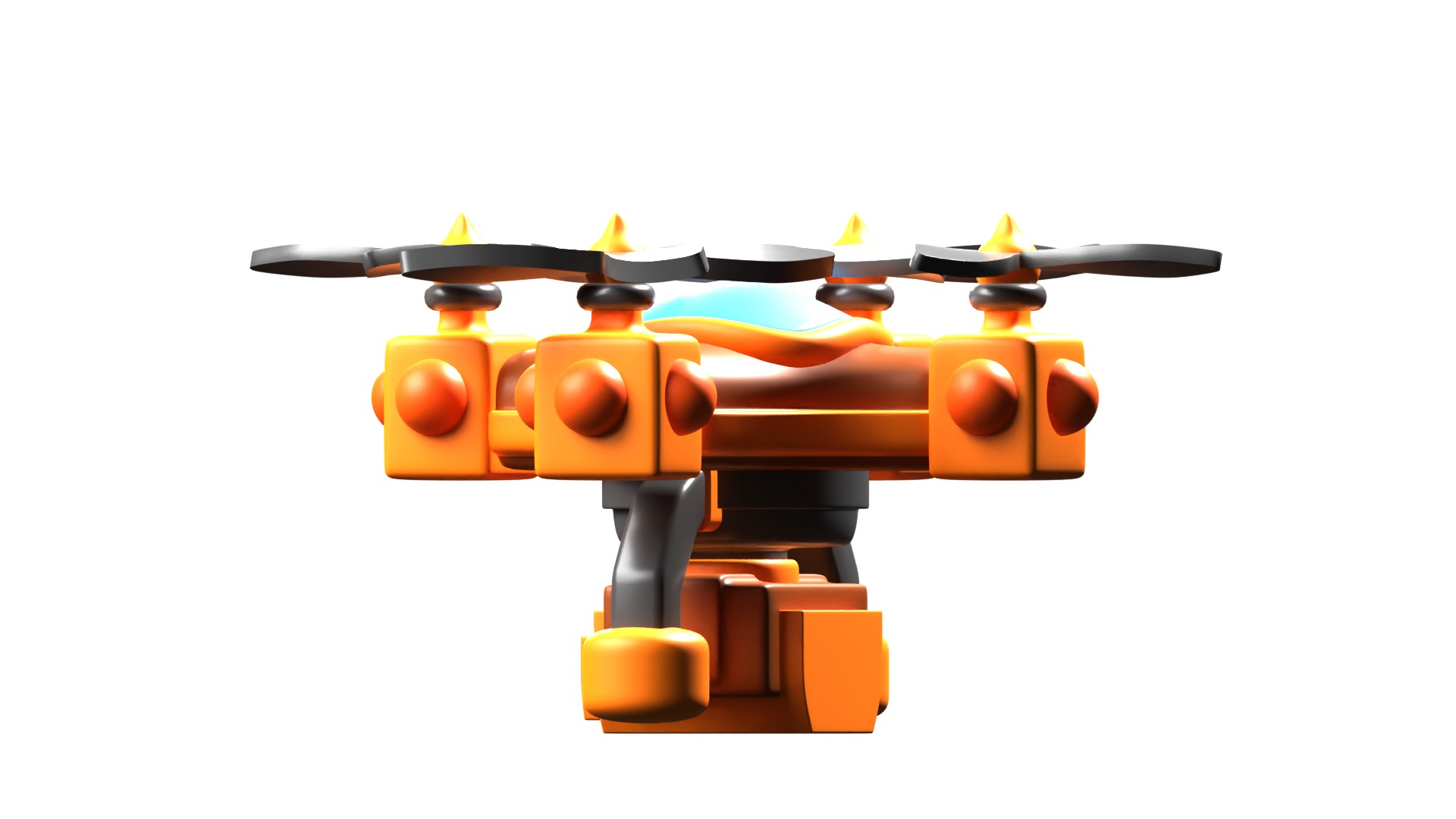 Camera Drone 3D model_6