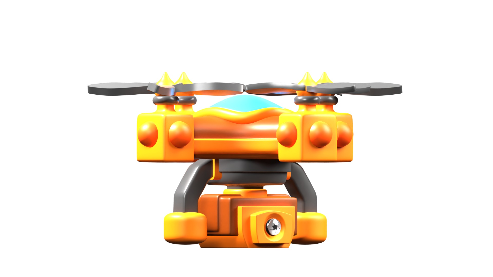 Camera Drone 3D model_17