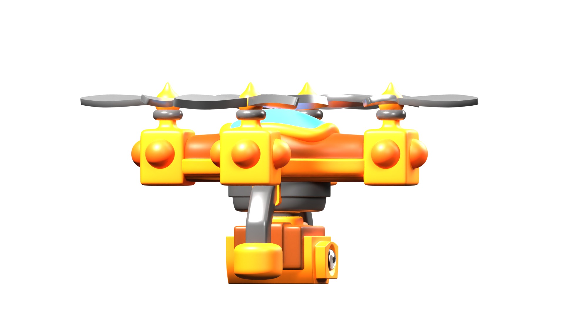 Camera Drone 3D model_15