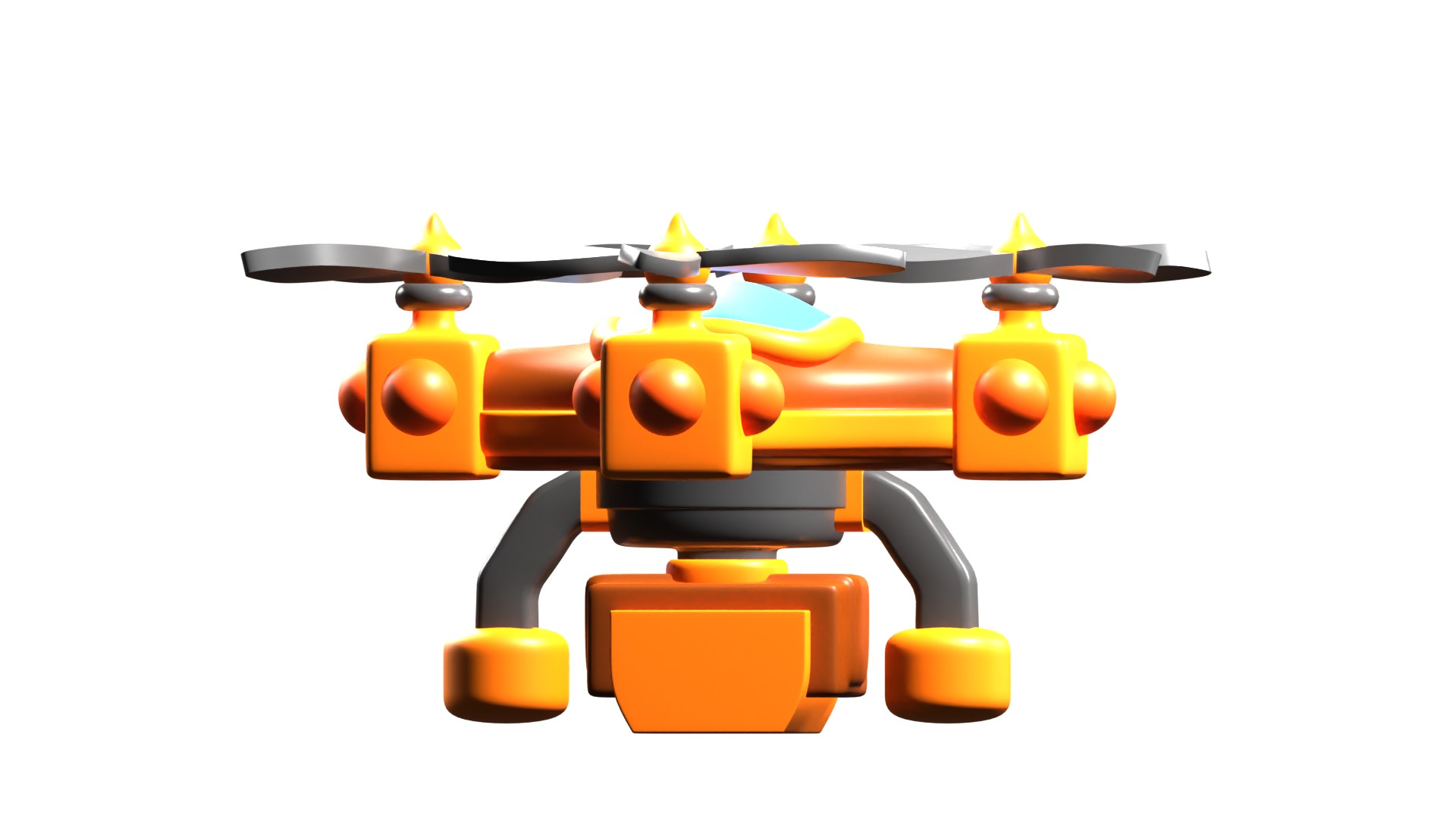 Camera Drone 3D model_10