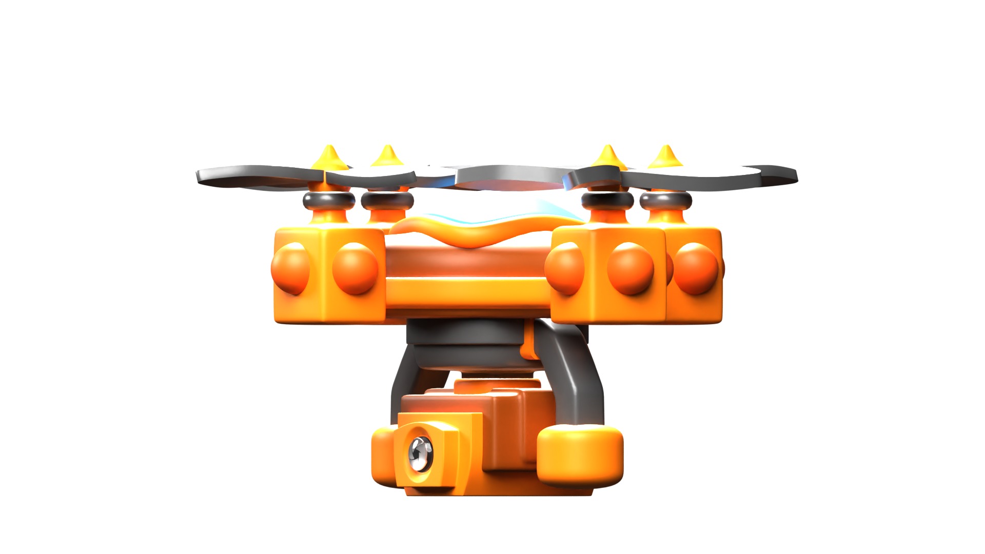 Camera Drone 3D model_3