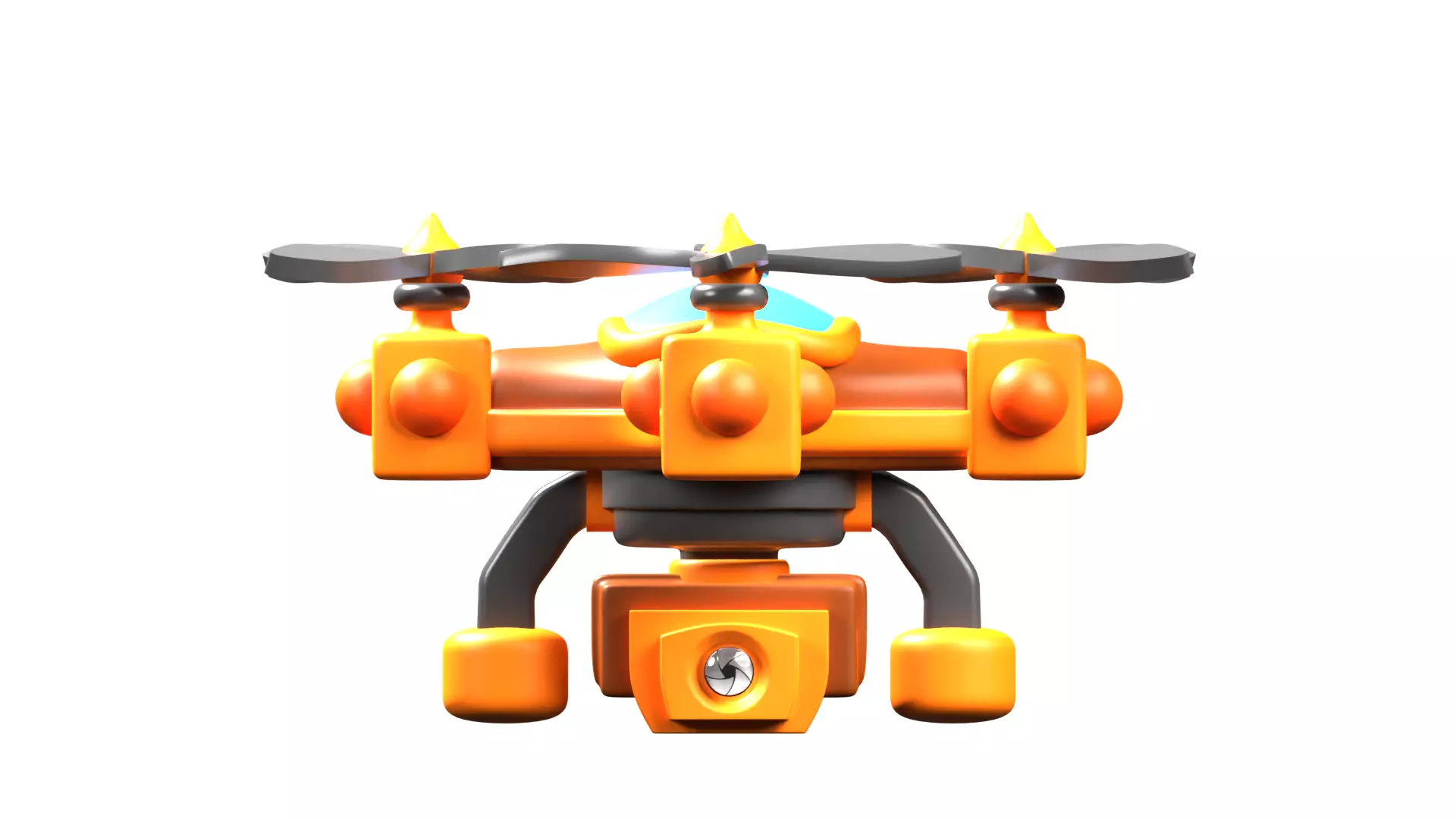 Camera Drone 3D model_0