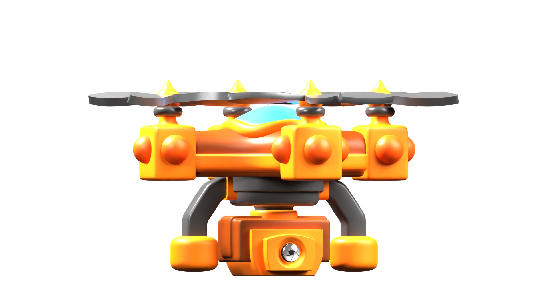 Camera Drone 3D model_18