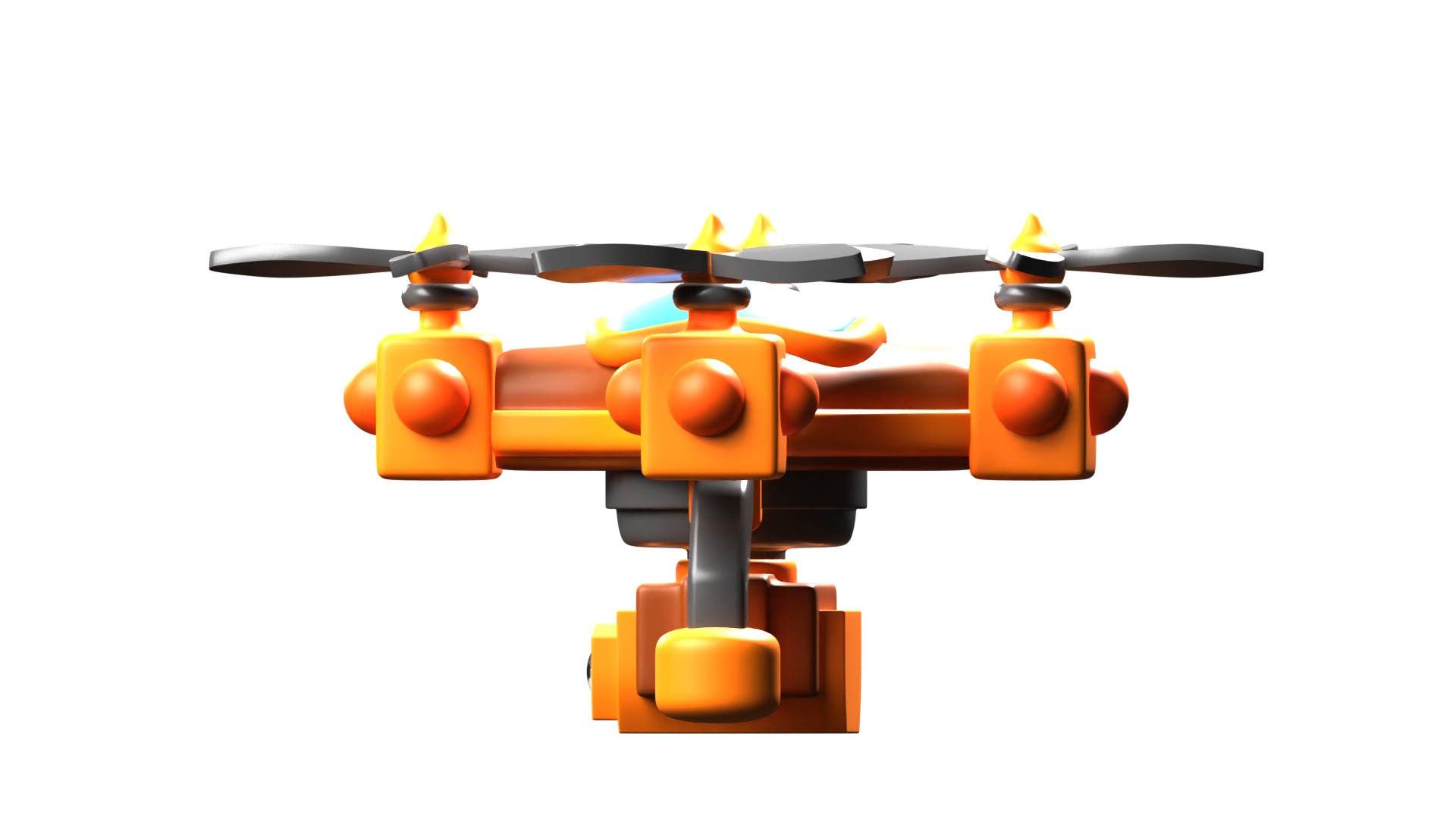 Camera Drone 3D model_5