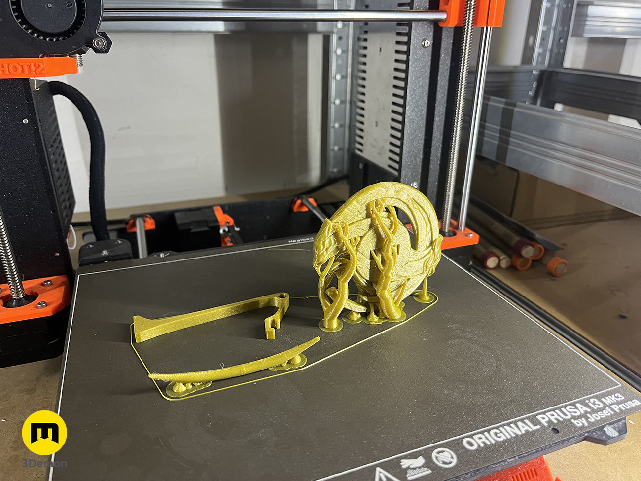 Ghost of Yotei Samurai Mask 3D print model_9