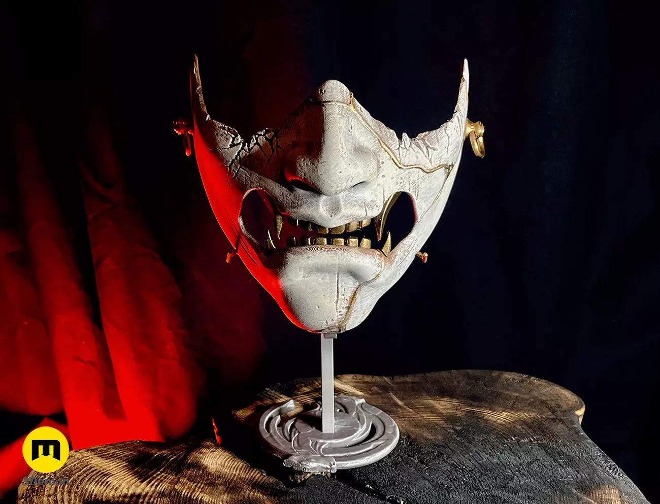 Ghost of Yotei Samurai Mask 3D print model_0