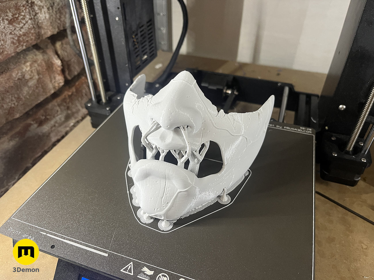 Ghost of Yotei Samurai Mask 3D print model_11