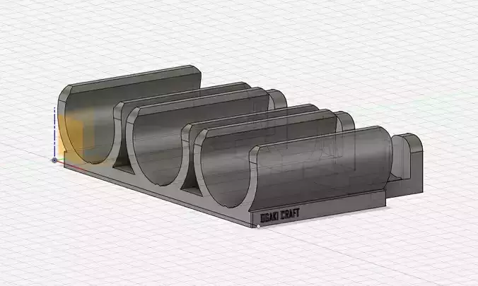  3-rounded shotgun shell holder for airsoft gun