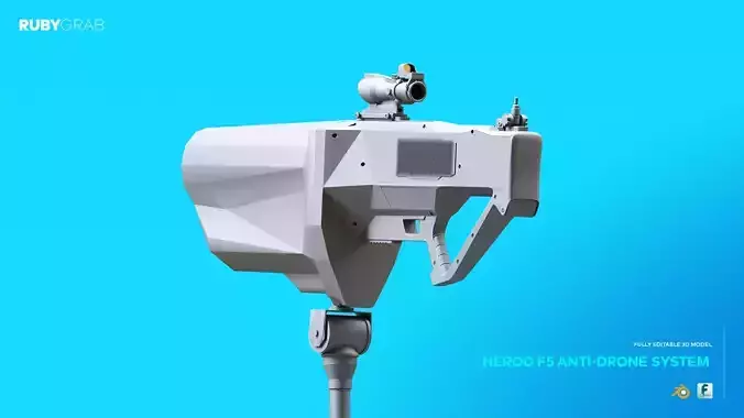 NEROD F5 Anti-Drone System 3D model