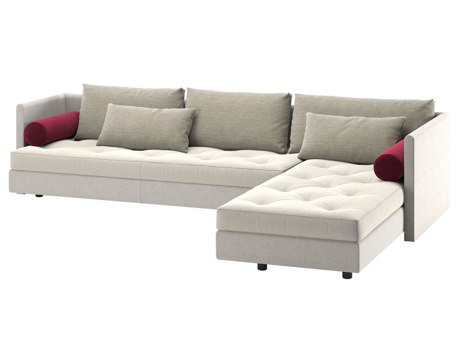 Nomade 2 Corner Sofa 3D model_8