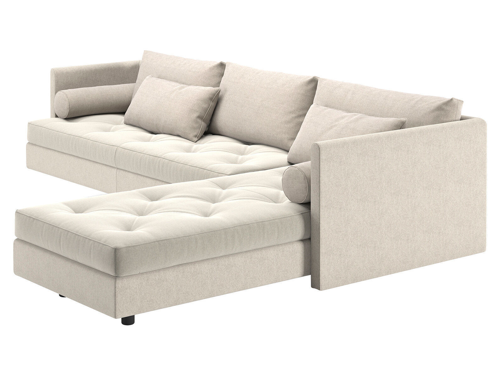 Nomade 2 Corner Sofa 3D model_3
